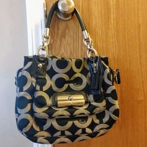 Coach Kristen OP Art Sateen Hobo